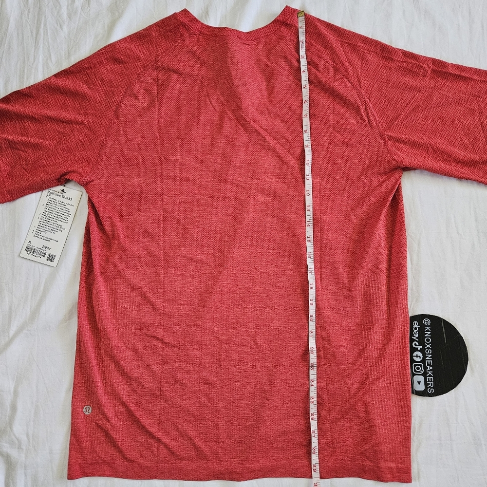 Lululemon Metal Vent Tech Short Sleeve 2.0 DCO/BLK Black Mens Size XLarge - Picture 8 of 8